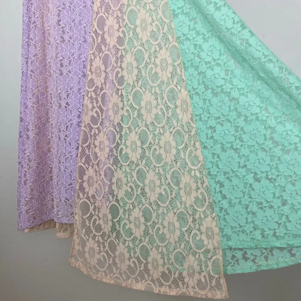 Intimately Free People Color Me Maxi Skirt - Sorbet Combo - Small
